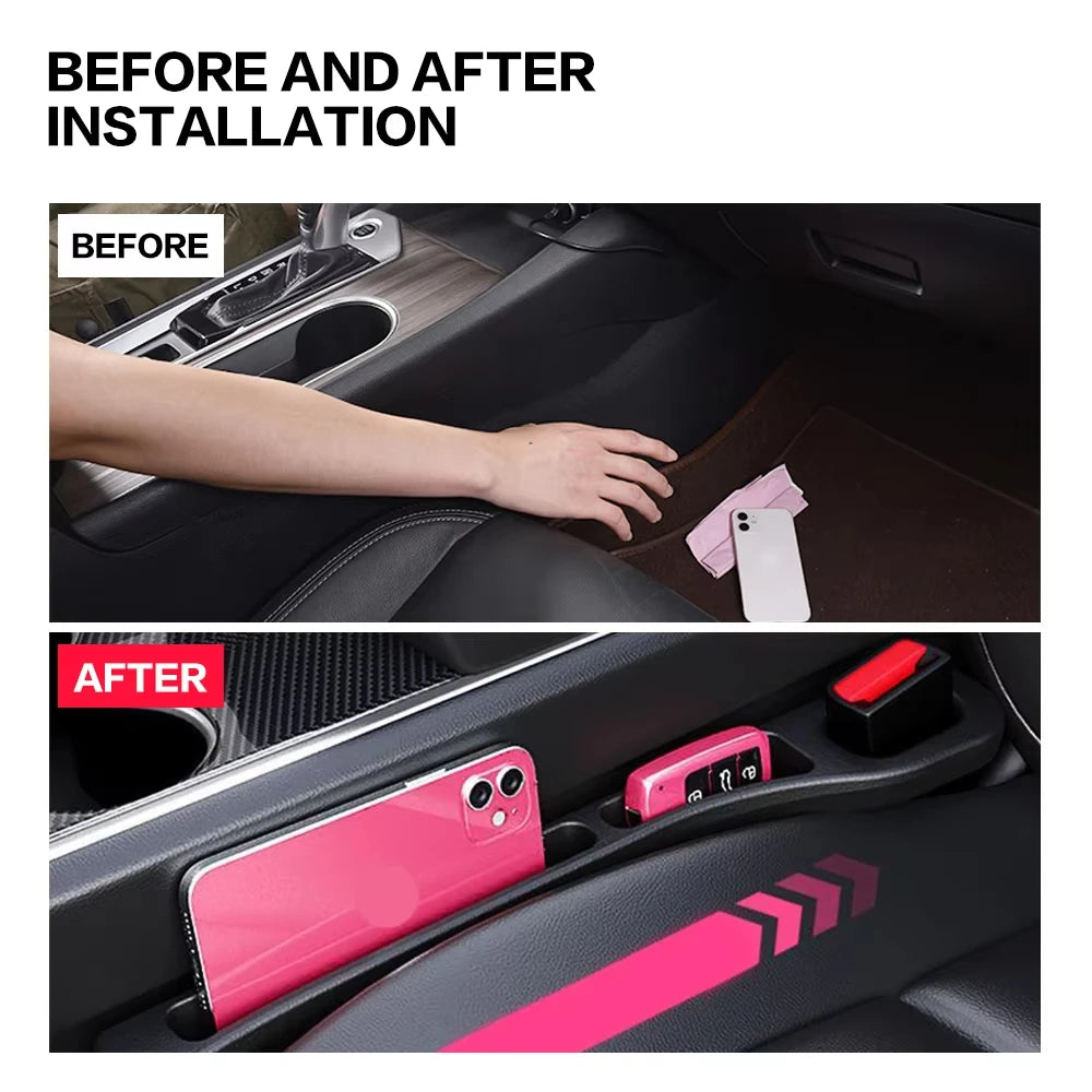 Cales de Siège Voiture Anti-Chute (lot de 2) – Comble l'Espace Siège/Console