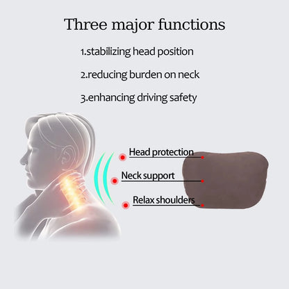 Coussin Appui-Tête de Voiture – Soutien Cervical Mémoire de Forme
