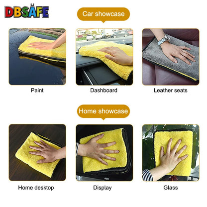 Lot de 5 Microfibres Voiture Épaisses 30×30 cm – Sans Traces