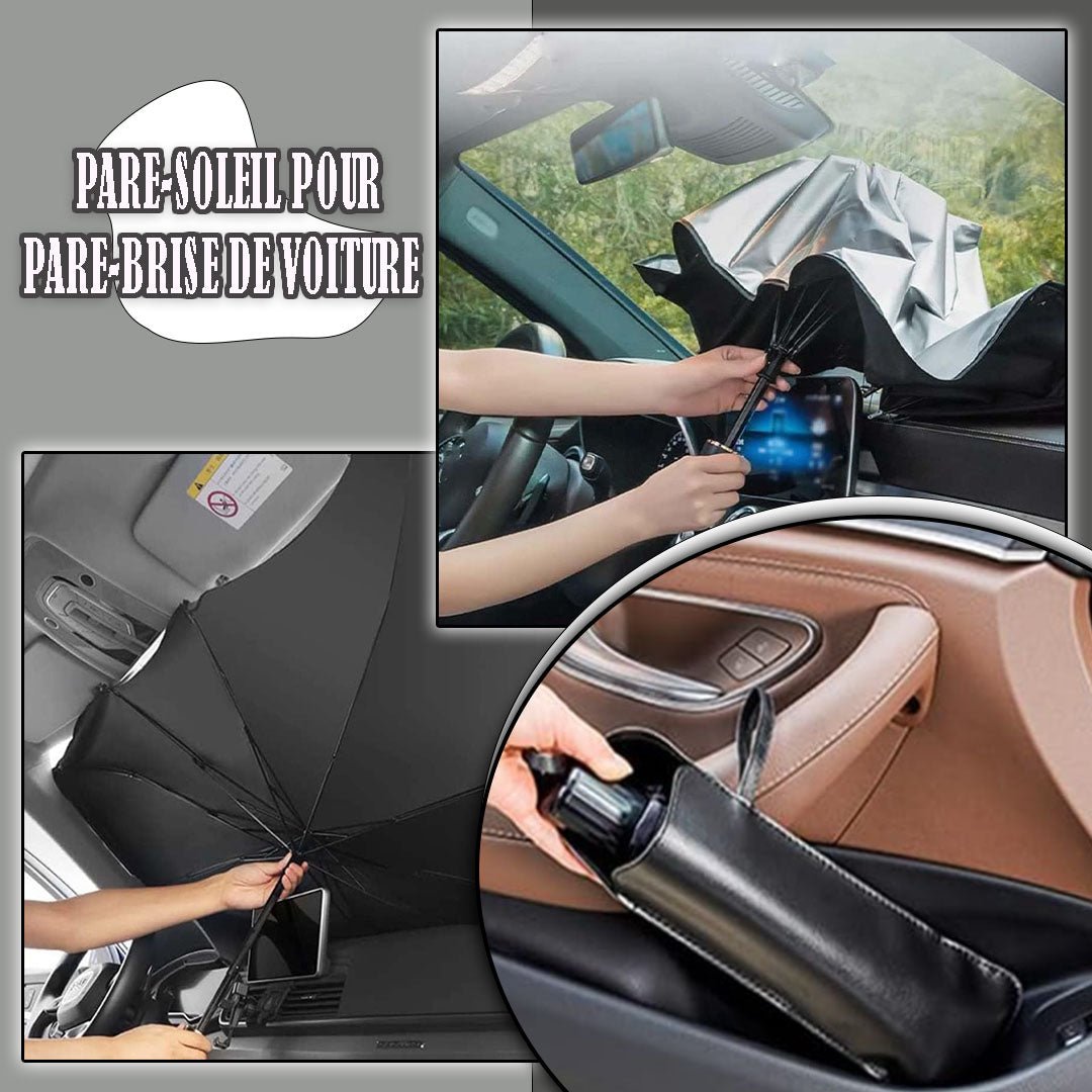 UltraShade™ | Parasol Pliable pour Voiture - Carconfort